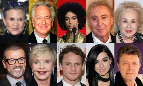 In Remembrance Celebrity Deaths In 2016 2016 Year End Recap Rip Just Jared Celebrity News