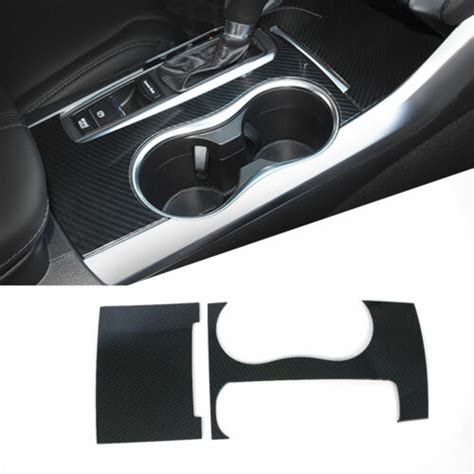 Carbon Fiber Style Gear Shift Panel Cover Trim Fit For Acura Tlx