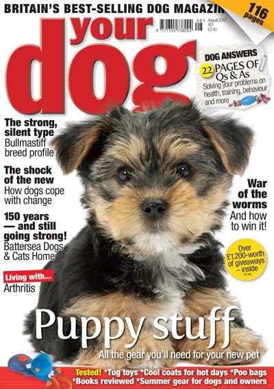 Your Dog Magazine Cover Aug 10