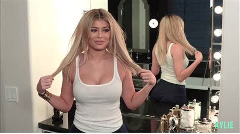 Kylie Jenner Denies Breast Implant Surgery Reveals Her Secret To Ample Cleavage