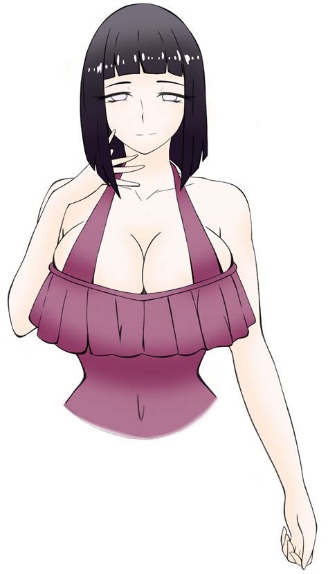 Completed Commission Single Piece Swim Suit Hinata Headshot Art By Me Scrolller