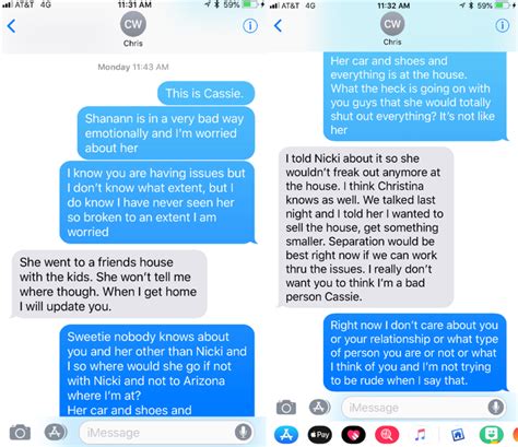 Newly Released Texts Show Chris Watts Lied And Urged Shanann S Friend Not To Call The Police In