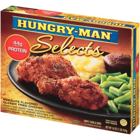 Hungry Man Selects Mesquite Flavored Classic Fried Chicken 16 Oz Kroger