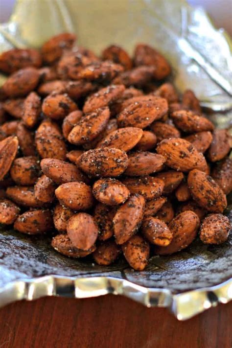 Smoky Spicy Roasted Almonds Small Town Woman