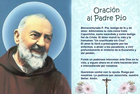 Imágenes Religiosas De Galilea Oración Al Padre Pio