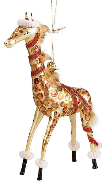 Giraffe Christmas Decoration Outdoor Kris Greet