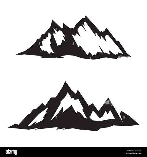 Graphic Mountains Stock Vector Images Alamy