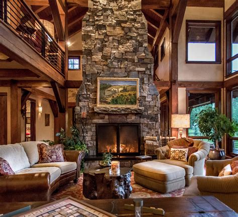 22 Luxurious Rustic Themed Living Room Home Decoration Style And