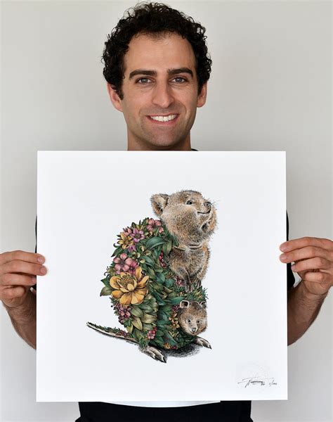 Quokka And Joey Giclée Print Marini Ferlazzo Art For Wildlife