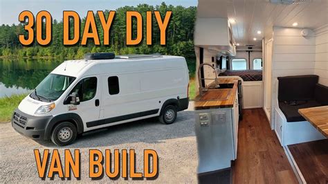 We Built Our Custom Van Conversion In Days Diy Ram Promaster