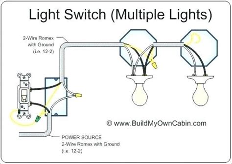 Wiring Diagram For One Switch And Two Lights True Story