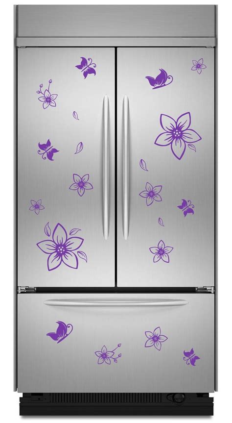 Refrigerator Design Decal 13 Wall Decor Stickers Refrigerator
