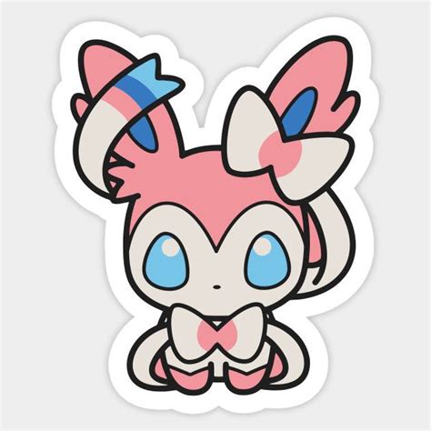 Chibi Sylveon Anime Stickers Cute Pokemon Wallpaper Cute Stickers