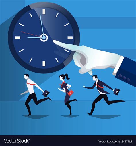 Business People Catching Up Royalty Free Vector Image