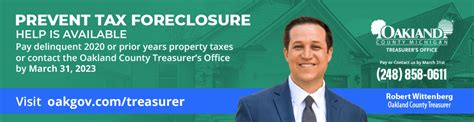 oakland county treasurer s office works to prevent property tax foreclosures oakland county blog