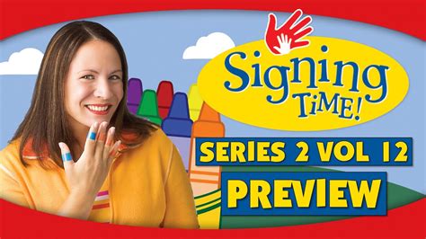 Signing Time Series Two Vol 12 Preview Youtube