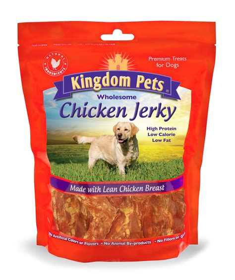 Kingdom Pets Premium Chicken Jerky Dog Treats 48 Oz
