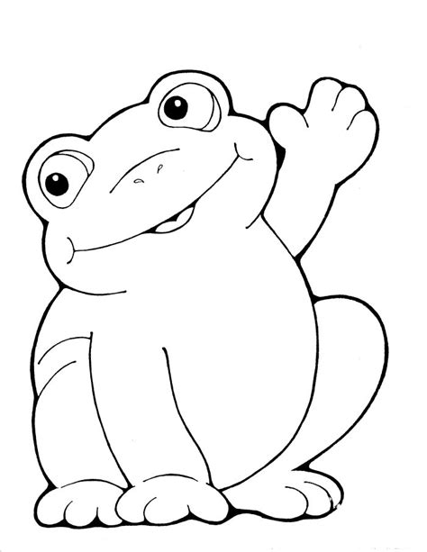 Coloring Pages For Kids Frog Coloring Pages
