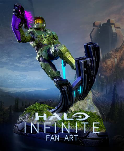 Artstation Halo Infinite Fanart Master Chief 3d Print Figurine