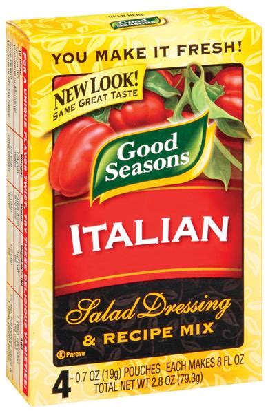 Maybe you would like to learn more about one of these? Good Seasons Italian All Natural Salad Dressing & Recipe ...