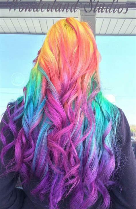 Pin By Sam On Rainbow Hair Hair Inspiration Color