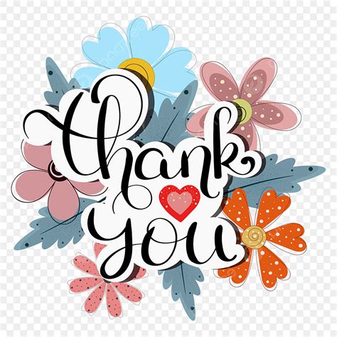 Thank You Letter Clipart Png Images Thank You Hand Lettering Vintage