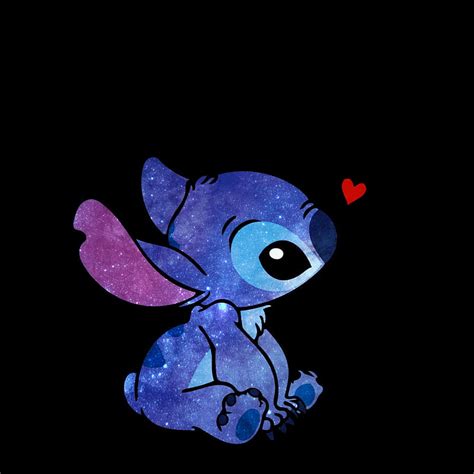 Stitch Cartoon Cute Disney Lilo And Stitch Simple Space Hd Phone