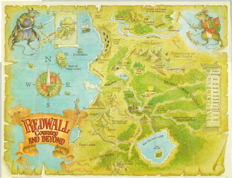 Redwall Country And Beyond Curtis Wright Maps