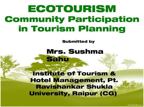 Ecotourism Community Involvement Essay