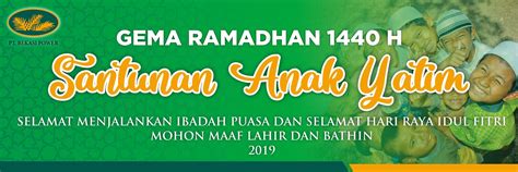 Spanduk Gema Ramadhan Santunan Anak Yatim Agen87