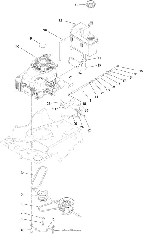 Toro Lawn Mower Engine Parts Diagram Toro Lawn Mower Engine Parts