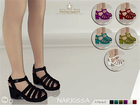 Madlen Narkissa Sandals By Mj95 At Tsr Sims 4 Updates