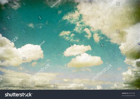 Retro Image Of Cloudy Sky Stock Photo 69707062 Shutterstock