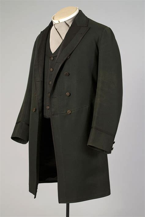 Green Wool Frock Coat And Vest American 1870s Ksum 1984211 Ab