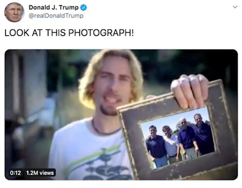 nickelback s photograph gets huge chart bump after trump meme