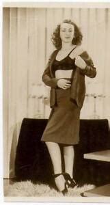 Nude Vintage Photo Lightweight Clad Woman From The Er Er Years