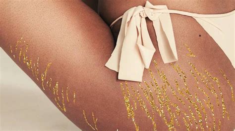 This Woman Uses Glitter To Turn Stretch Marks Into Amazing Art Body Soul