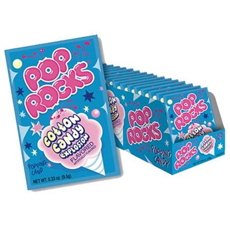 Pop Rocks Cotton Candy Explosion Popping Candy 33 Oz Package All