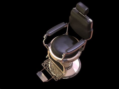 Barber Chair 3d Model