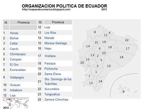 Mapas De Ecuador America