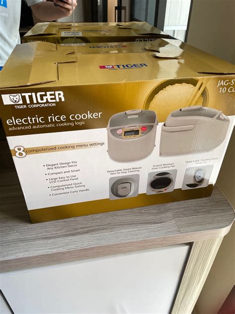 Tiger Electric Rice Cooker Jag S S Tv Home Appliances Kitchen
