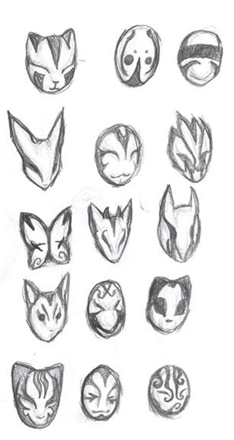 Buy pj masks coloring stamper and activity set, mess free craft kit for toddlers and kids, drawing art supplies included sketch book, 6 color markers, 3 foam, 4 wooden stampers: ANBU Masks by ~Ansemaru on deviantART | Mask drawing ...