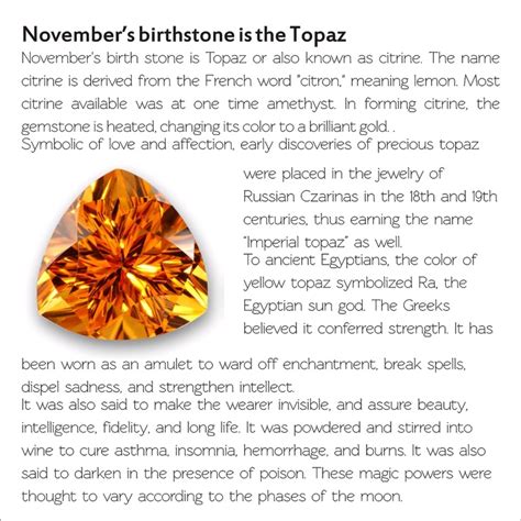 Pin By Studex India On Zodiac Birthstones November Birthstone Topaz