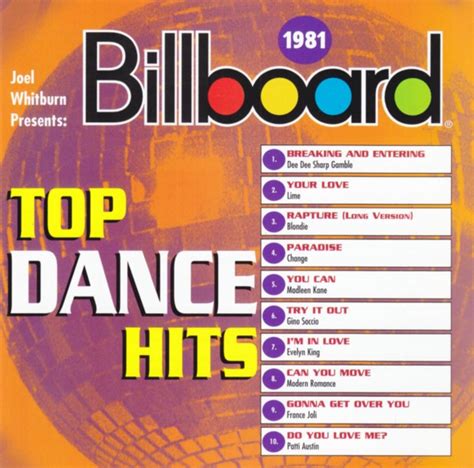 Billboard Top Dance Hits 1981 1998 Cd Discogs