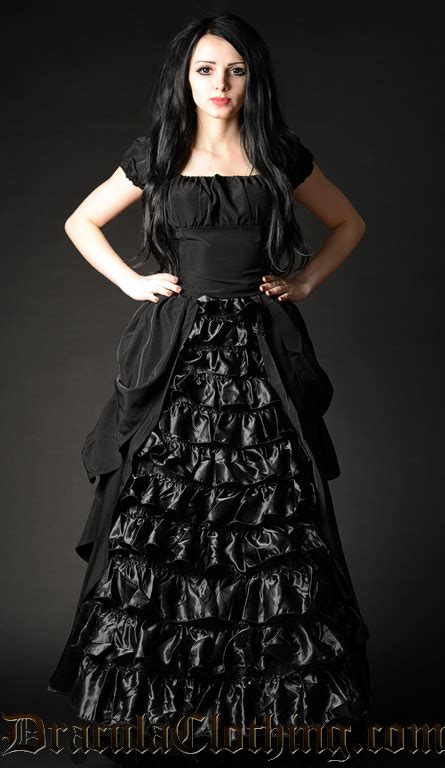 Victorian Gothic Dresses Model