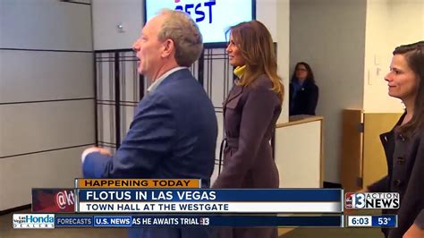 First Lady Melania Trump Visits Las Vegas Youtube