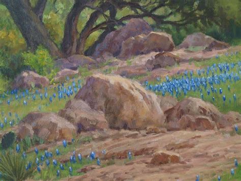 How To Paint Bluebonnets Hagerman Art Blog By Artist William Byron