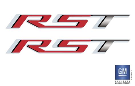 Chevy Silverado Rst Truck Bed Side Decals Red 2019 2022 Gm Official