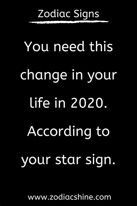 Your birthday will then fall into one of the following ranges: You need this change in your life in 2020. According to ...