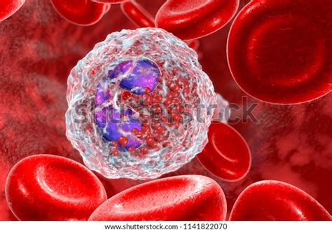 Eosinophil Blood White Blood Cell 3d Stock Illustration 1141822070